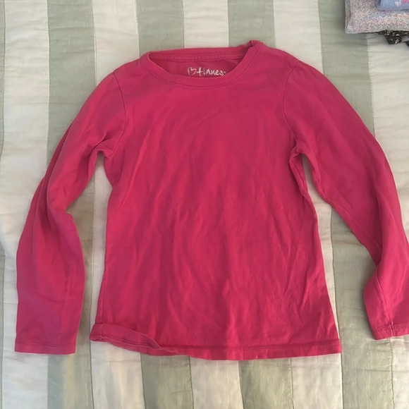 Hanes Hot Pink Long Sleeve T Size s - Picture 1 of 3